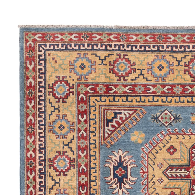 Kazak Teppich 202x291cm - Orientteppich - blau