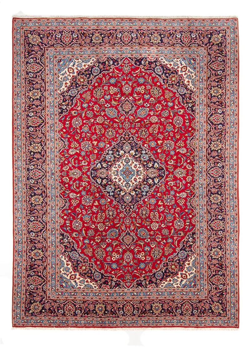 Keshan Teppich 250x350cm - Perserteppich - rot