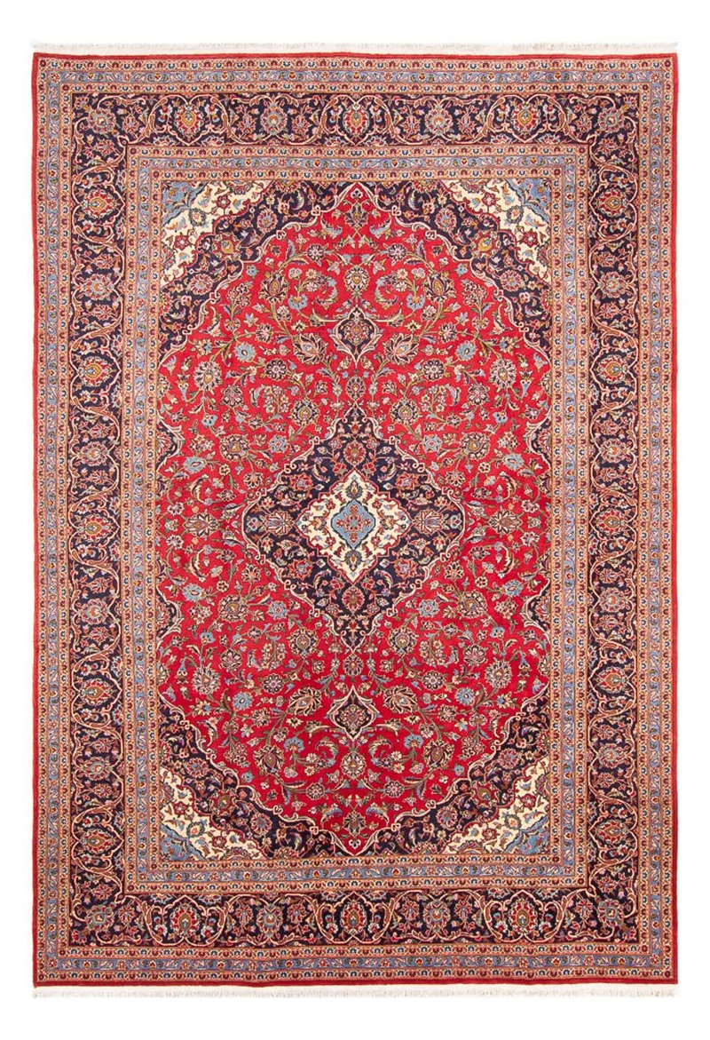 Keshan Teppich 250x350cm - Perserteppich - rot