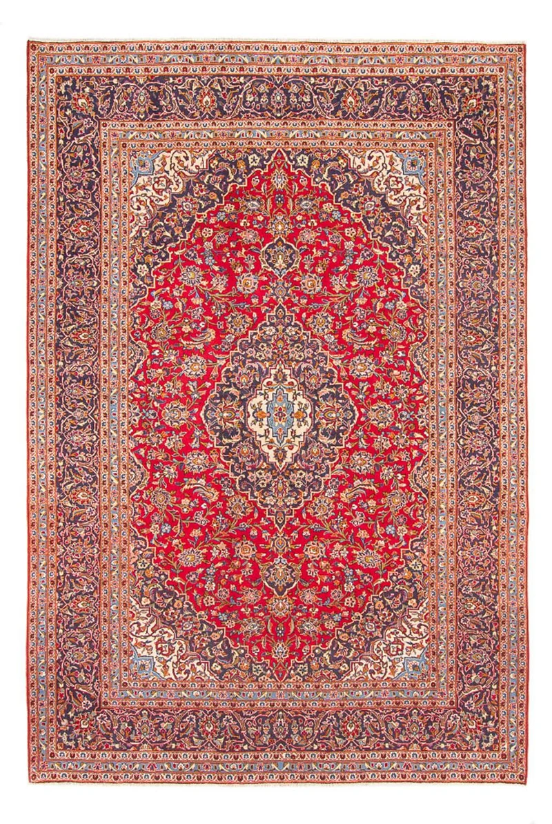 Keshan Teppich 250x346cm - Perserteppich - rot