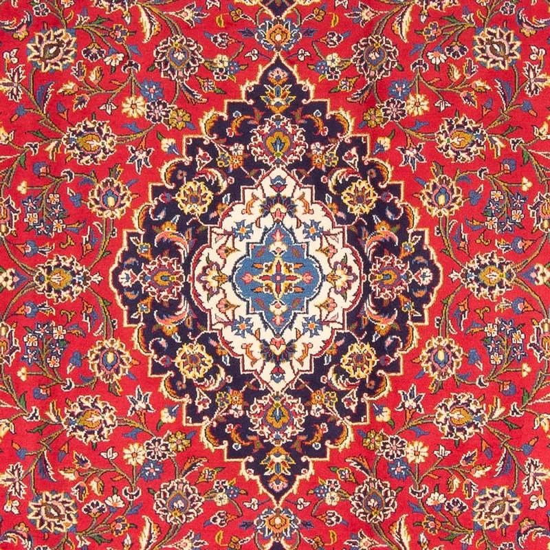 Keshan Teppich 247x343cm - Perserteppich - rot