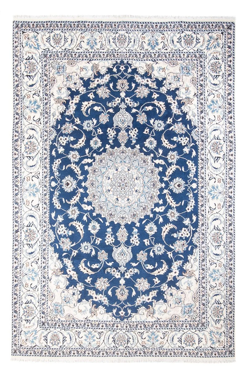 Nain Teppich 196x296cm - Perserteppich - blau