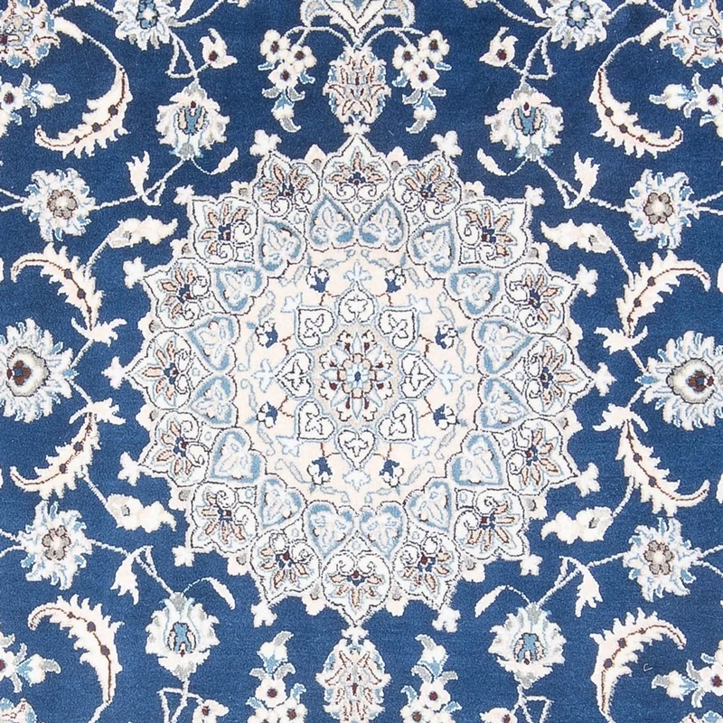 Nain Teppich 196x296cm - Perserteppich - blau