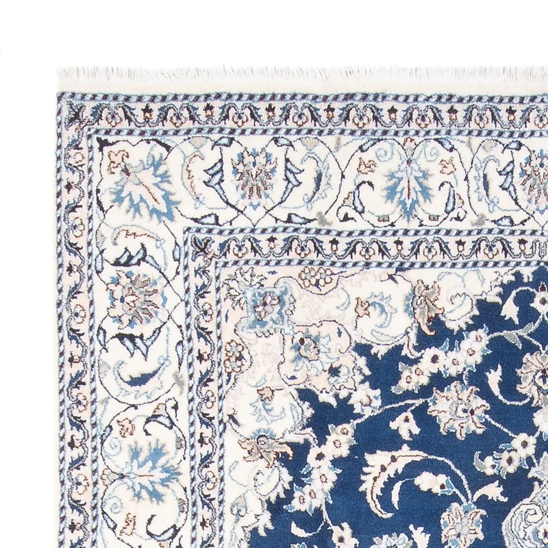 Nain Teppich 196x296cm - Perserteppich - blau