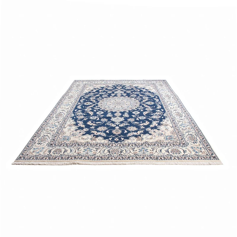 Nain Teppich 196x296cm - Perserteppich - blau