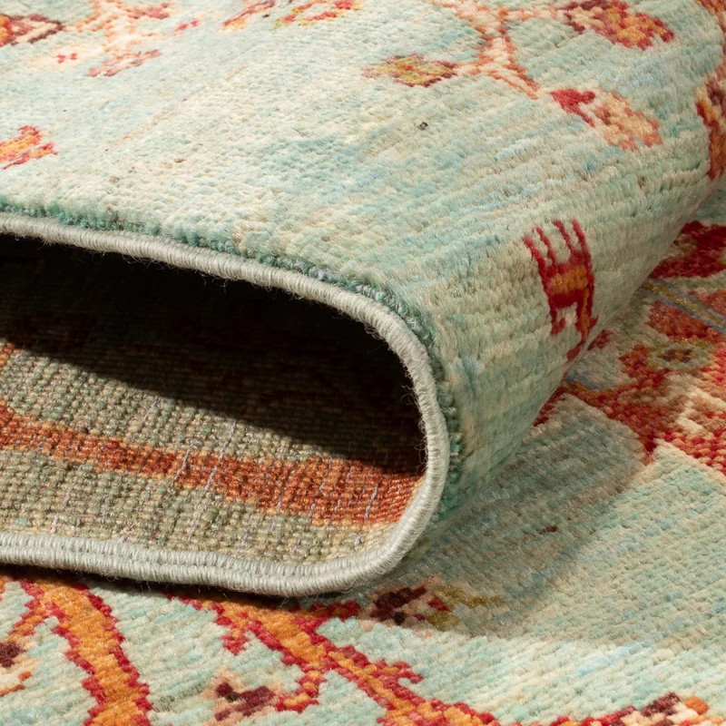 Ariana Teppich 86x301cm - Orientteppich - hellgrün