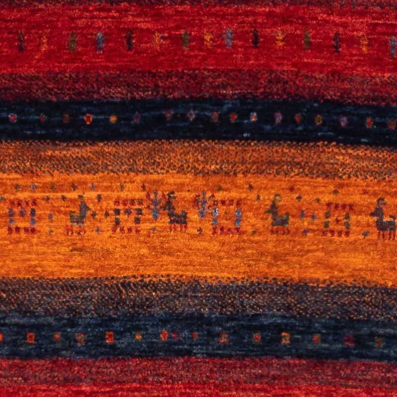 Gabbeh Teppich - Loribaft Perser - Royal - 86 x 137 cm - mehrfarbig