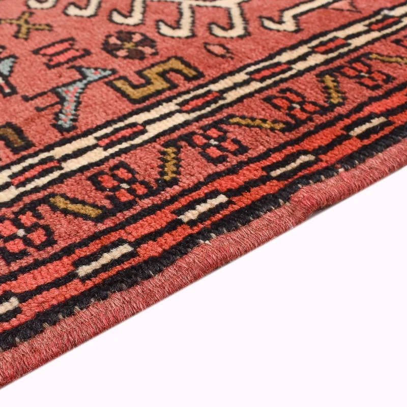 Qaraja Teppich 75x287cm - Perserteppich - hellrot