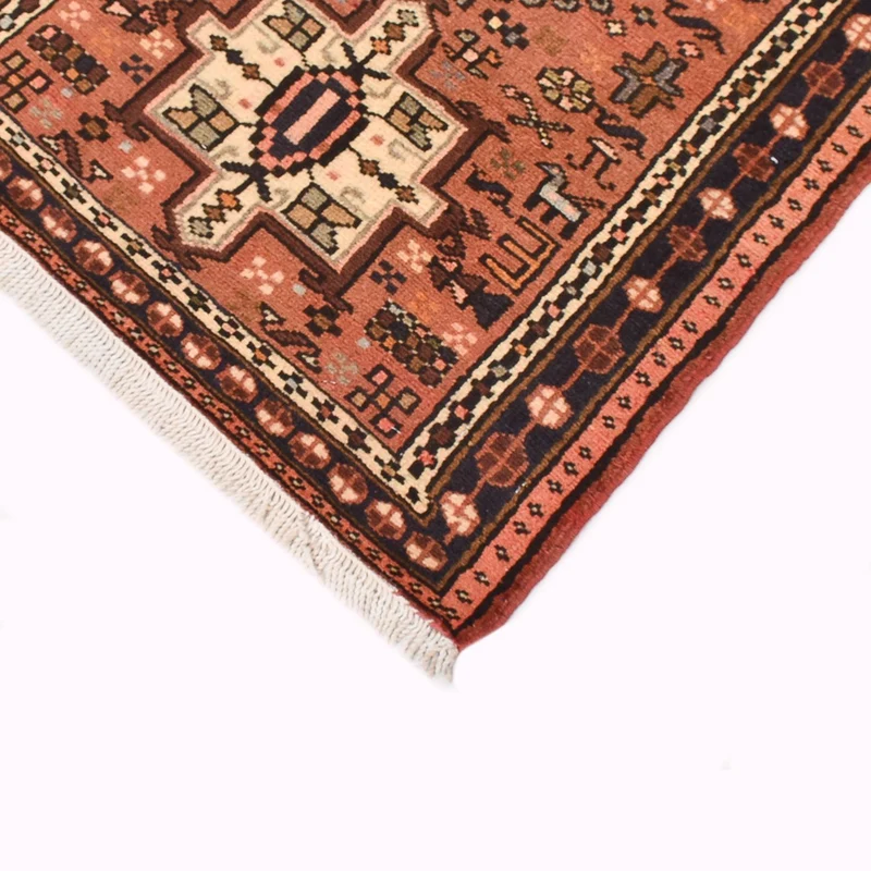 Qaraja Teppich 73x288cm - Perserteppich - hellrot