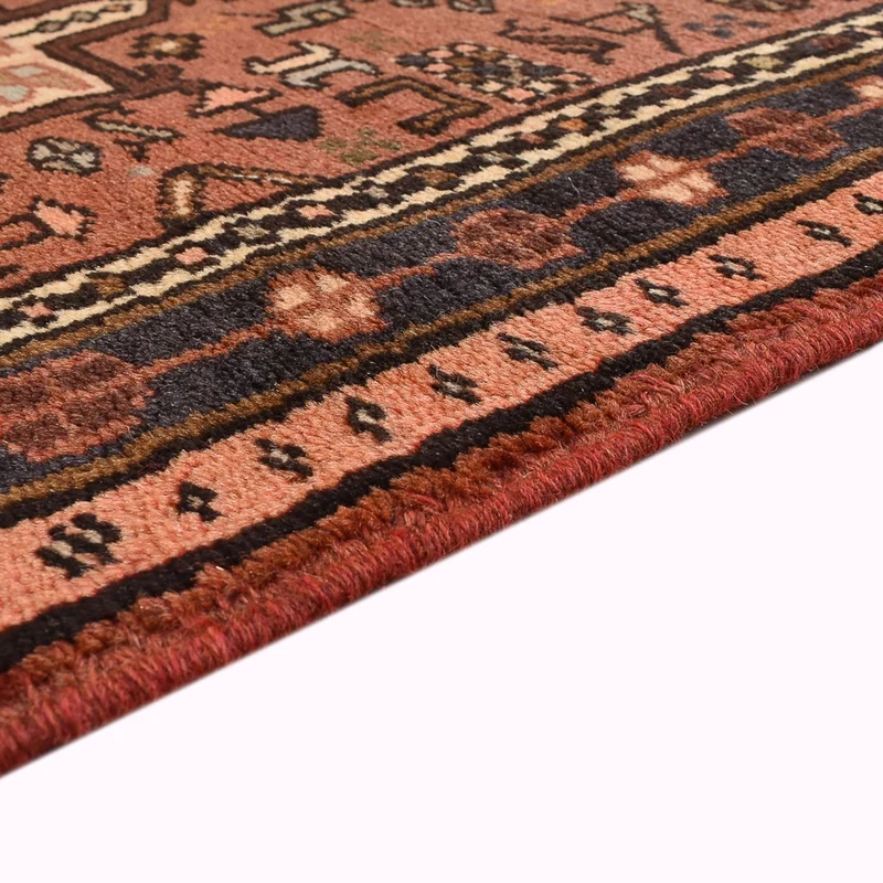 Qaraja Teppich 73x288cm - Perserteppich - hellrot
