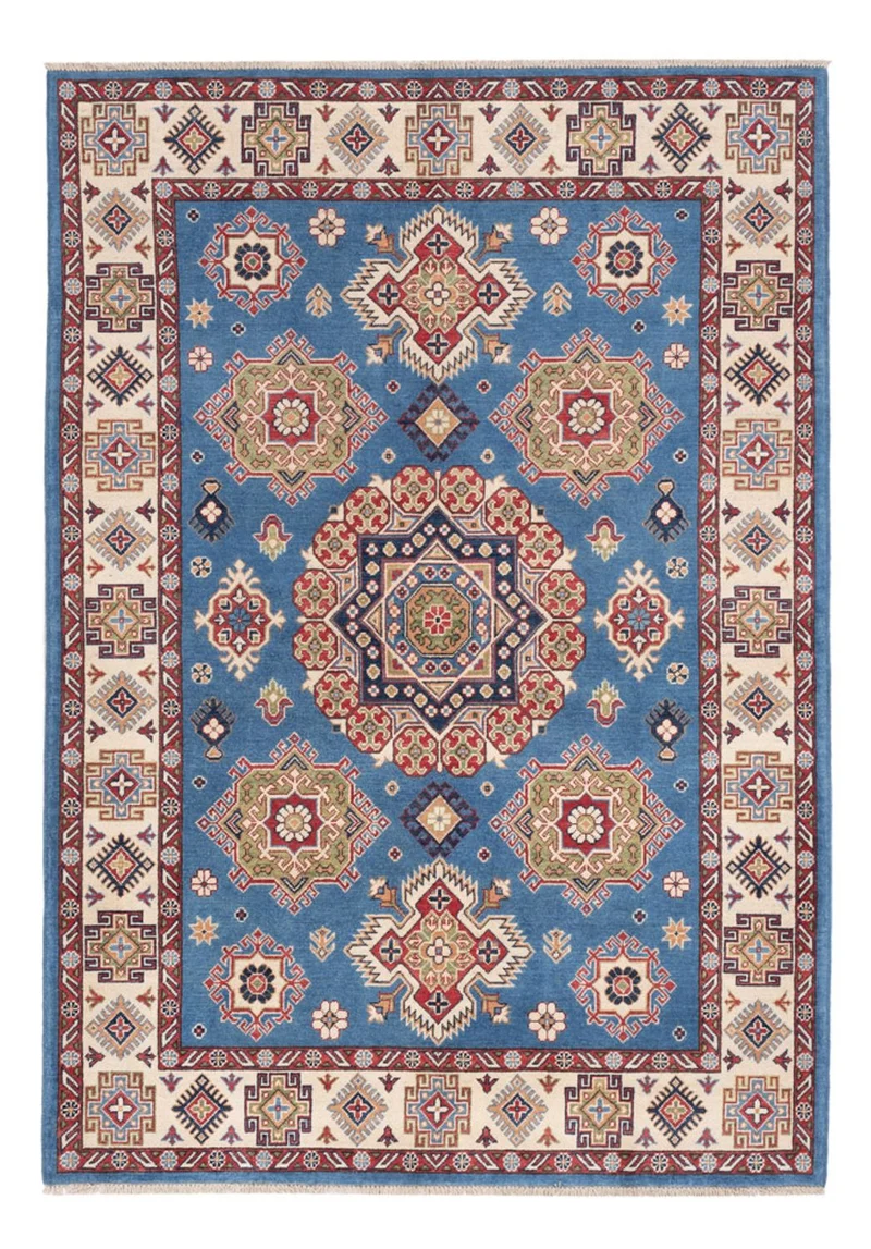 Kazak Teppich 167x240cm - Orientteppich - blau
