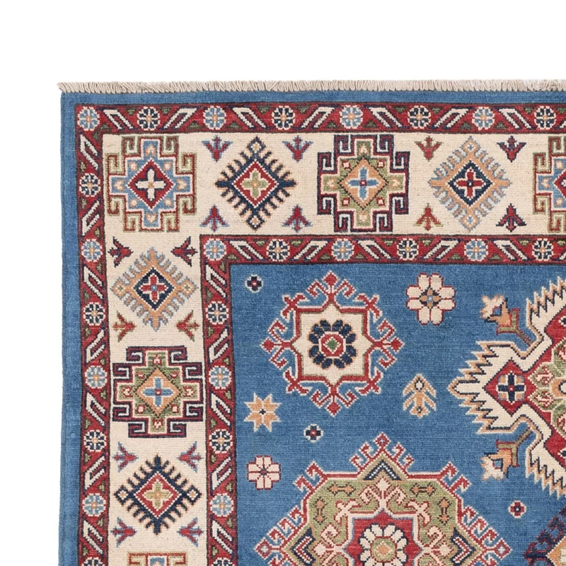 Kazak Teppich 167x240cm - Orientteppich - blau