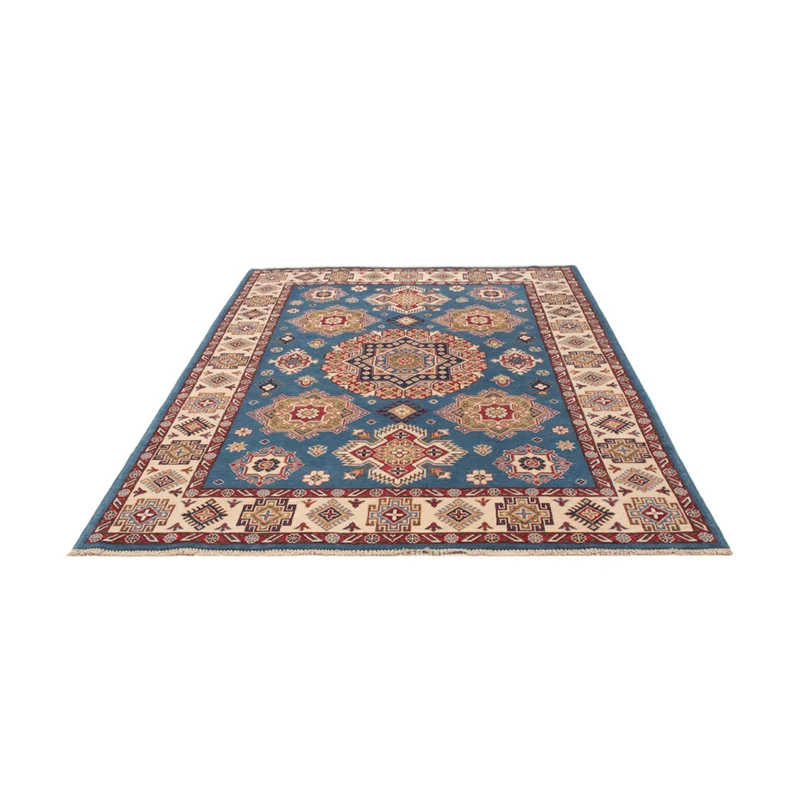 Kazak Teppich 167x240cm - Orientteppich - blau