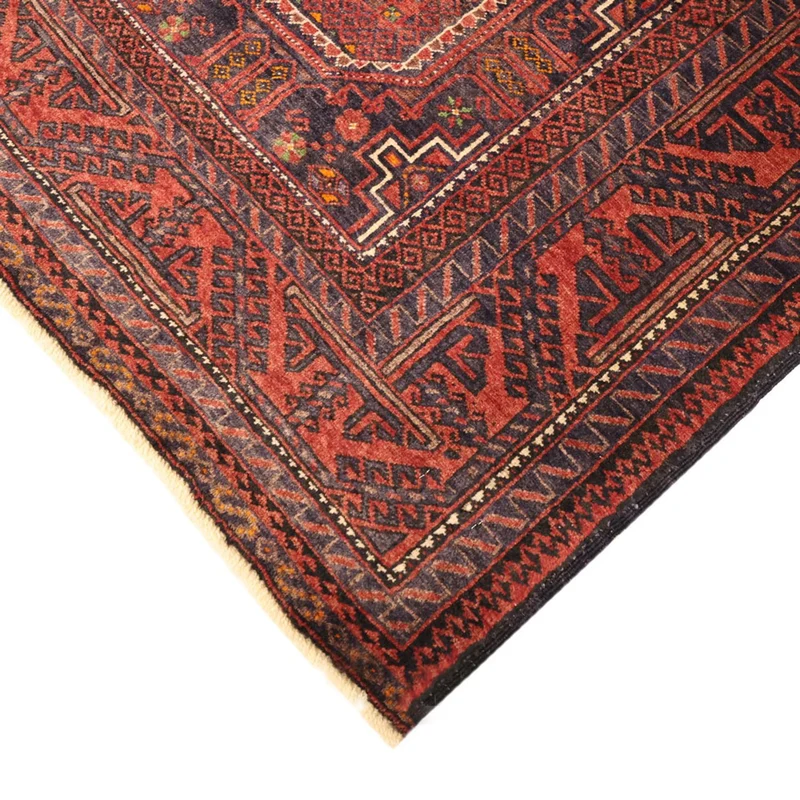 Belutsch Teppich 98x194cm - Orientteppich - dunkelrot