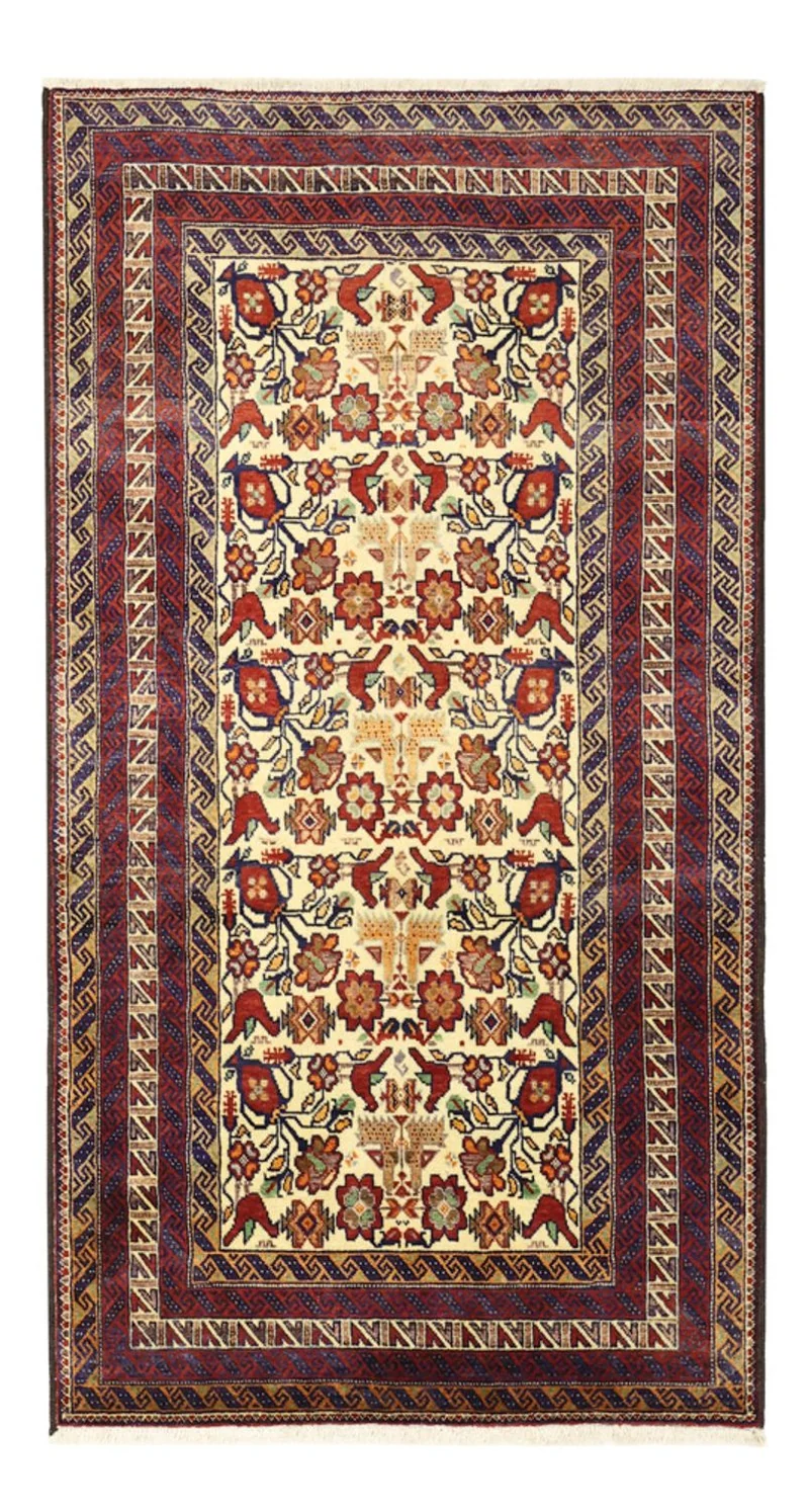 Belutsch Teppich 97x191cm - Orientteppich - mehrfarbig
