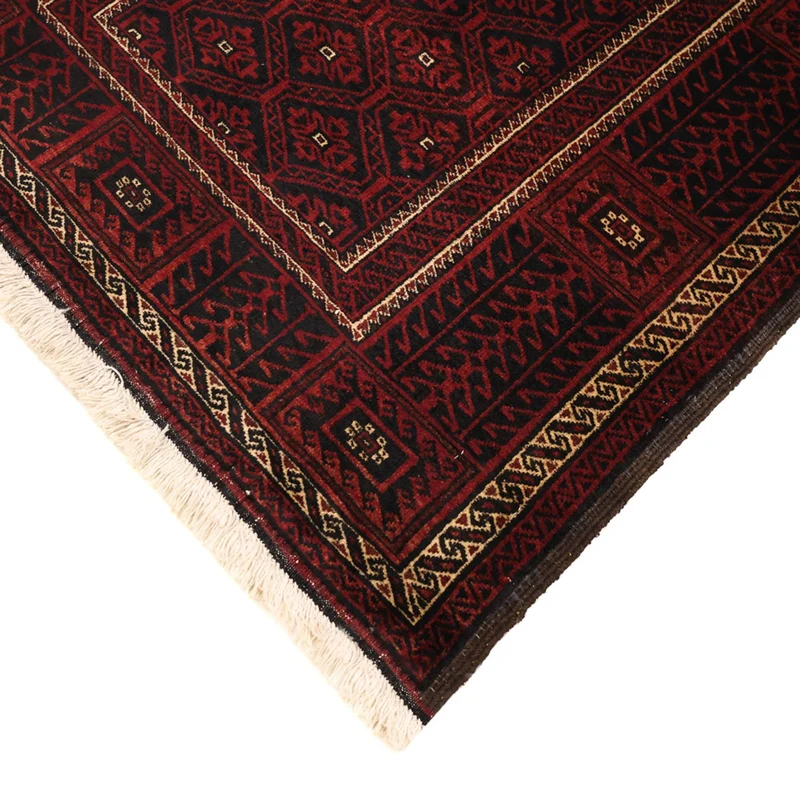 Belutsch Teppich 101x203cm - Orientteppich - dunkelrot