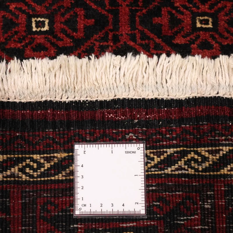 Belutsch Teppich 101x203cm - Orientteppich - dunkelrot