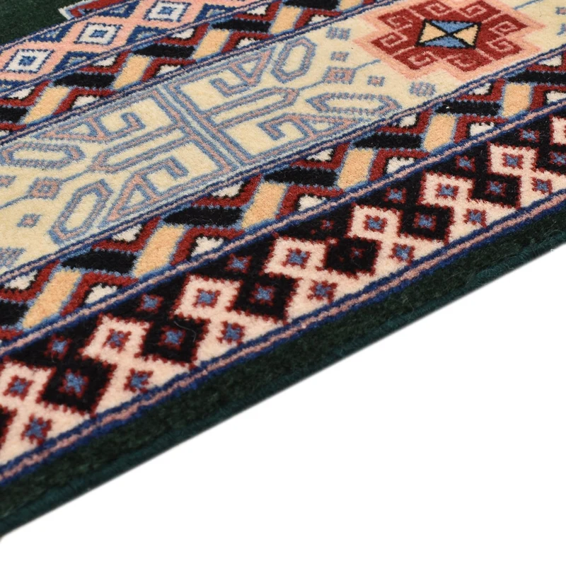 Täbriz - 50 Raj Teppich 74x202cm - Perserteppich - dunkelblau