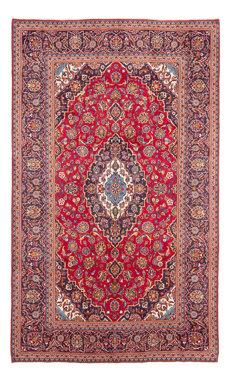 Keshan Teppich 200x302cm - Perserteppich - rot