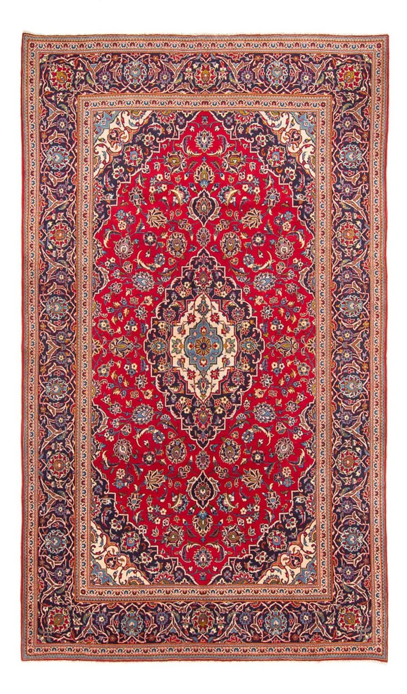 Keshan Teppich 194x310cm - Perserteppich - rot