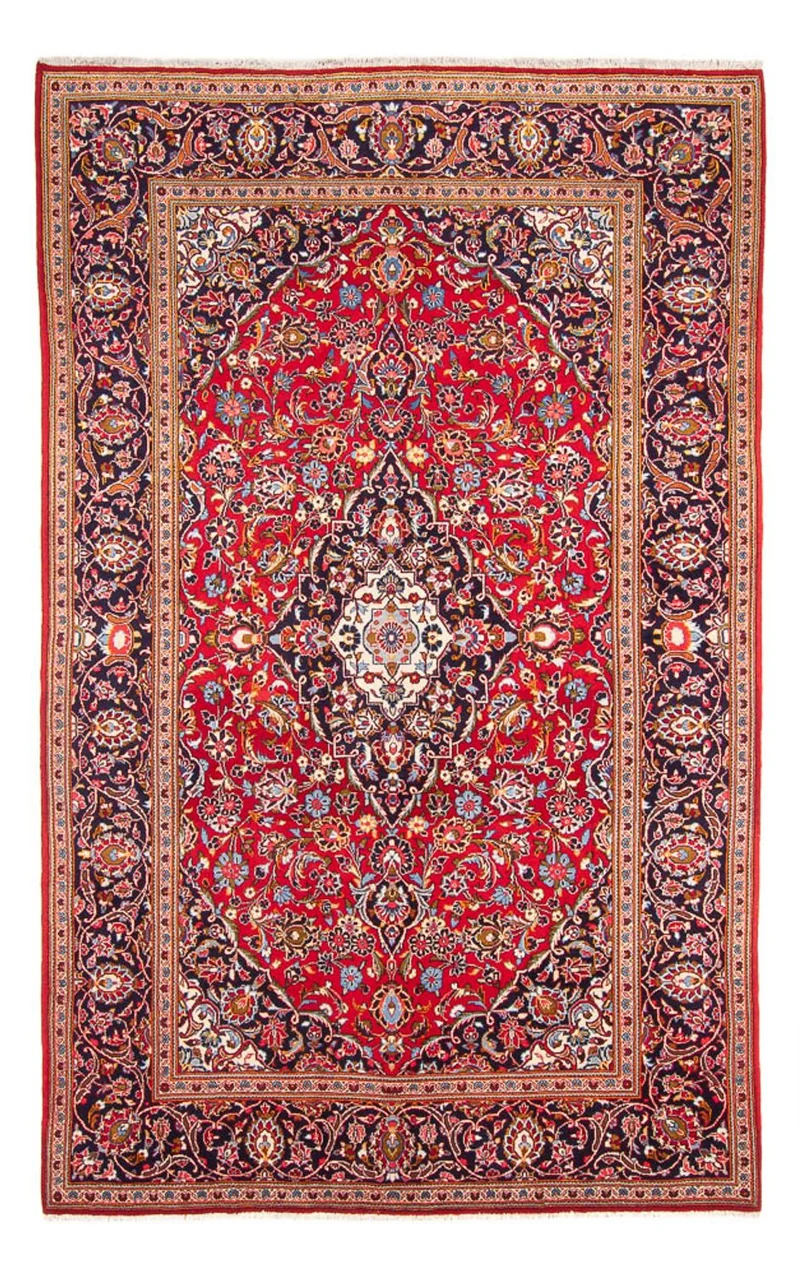 Keshan Teppich 200x300cm - Perserteppich - rot
