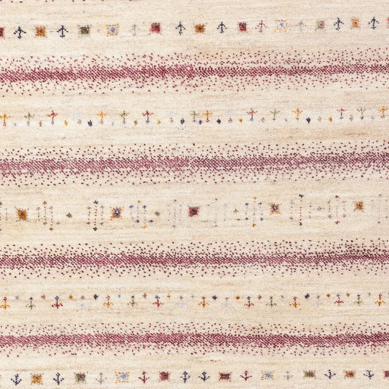 Indo Loribaft Teppich 174x245cm - Wollteppich - creme