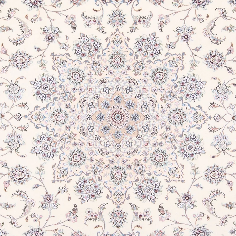 Nain - 6La Teppich 200x302cm - Perserteppich - creme