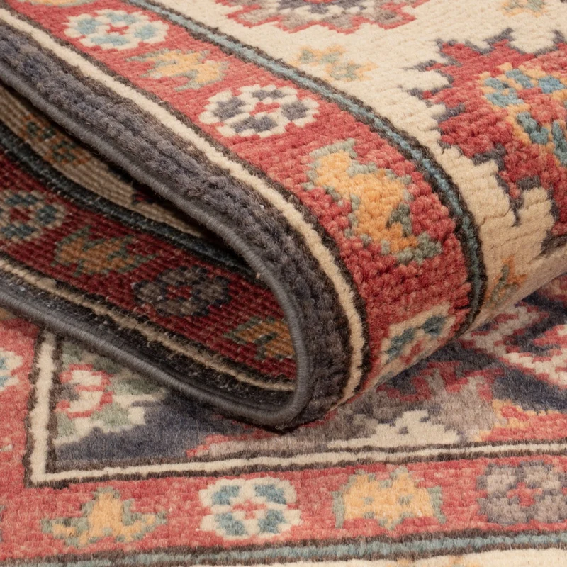 Kazak Teppich 99x147cm - Orientteppich - dunkelblau