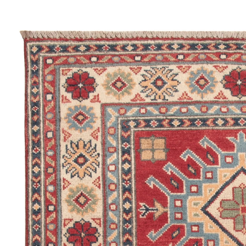 Kazak Teppich 103x141cm - Orientteppich - rot