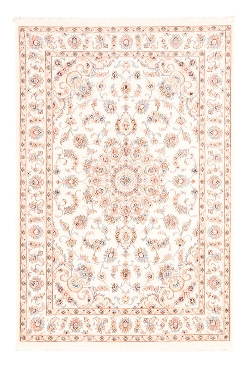 Täbriz Teppich 119x174cm - Perserteppich - creme