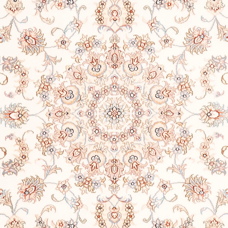 Täbriz Teppich 119x174cm - Perserteppich - creme