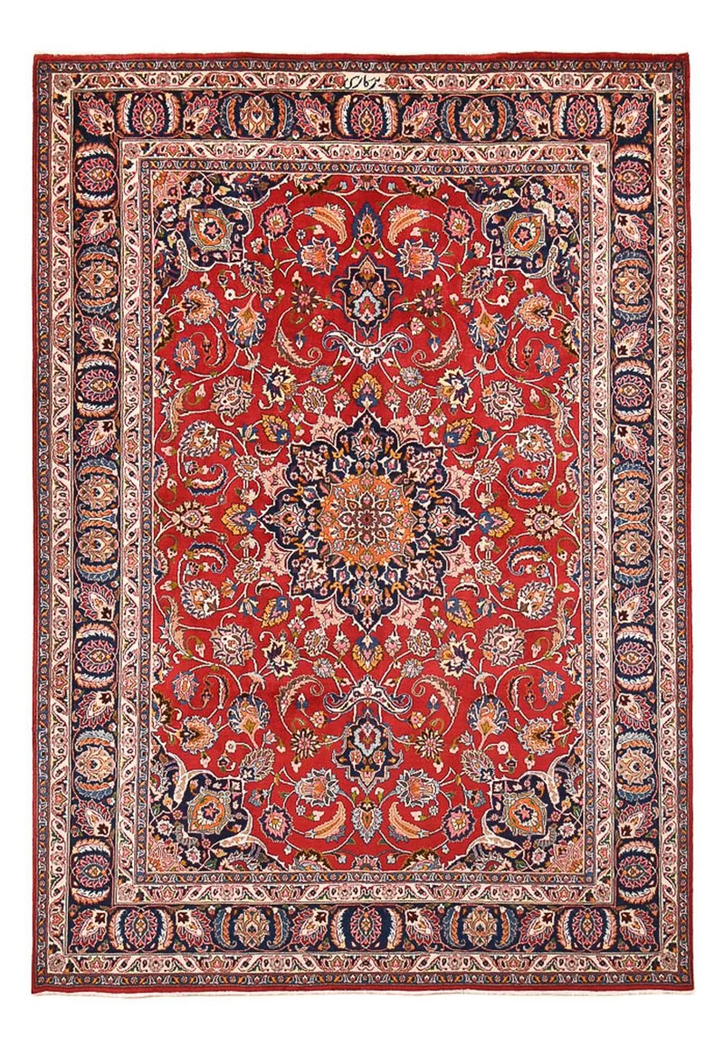 Maschad Teppich 243x345cm - Perserteppich - rot