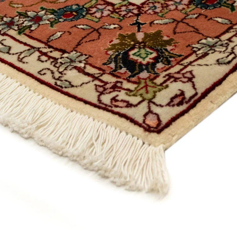 Täbriz - 50 Raj Teppich 103x153cm - Perserteppich - beige