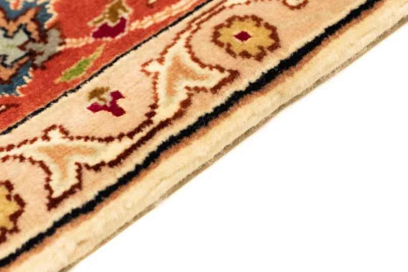 Täbriz - 50 Raj Teppich 100x158cm - Perserteppich - beige