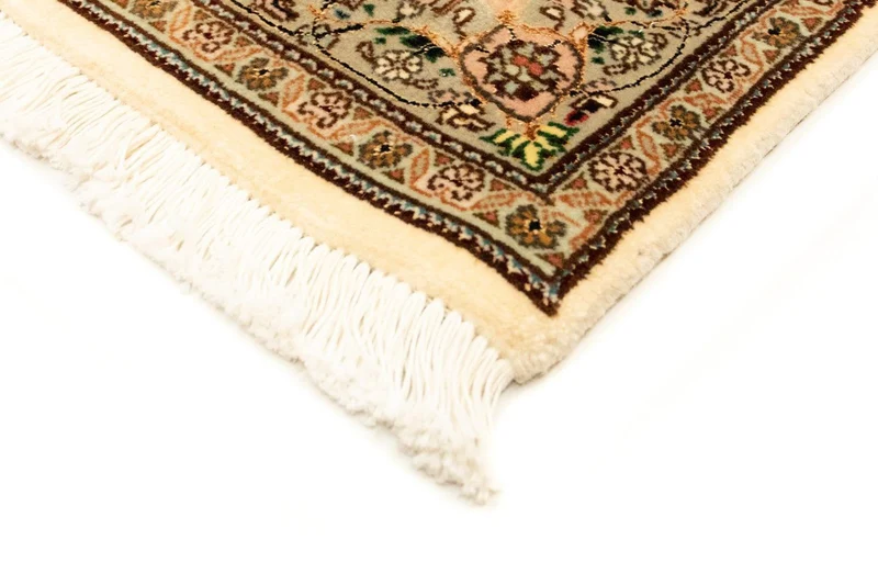 Täbriz - 50 Raj Teppich 102x154cm - Perserteppich - beige