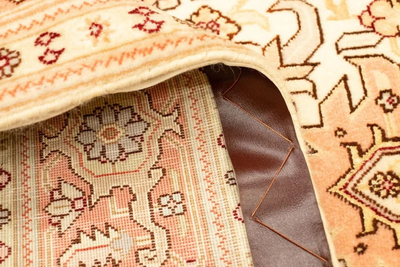 Täbriz - 50 Raj Teppich 102x154cm - Perserteppich - beige