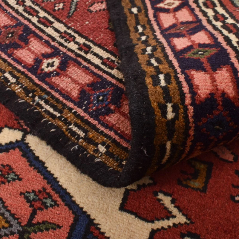 Qaraja Teppich 73x290cm - Perserteppich - rot