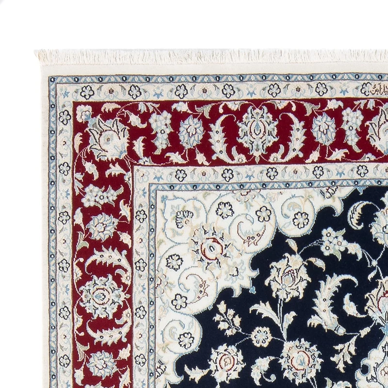 Nain - 6La Teppich 150x204cm - Perserteppich - dunkelblau