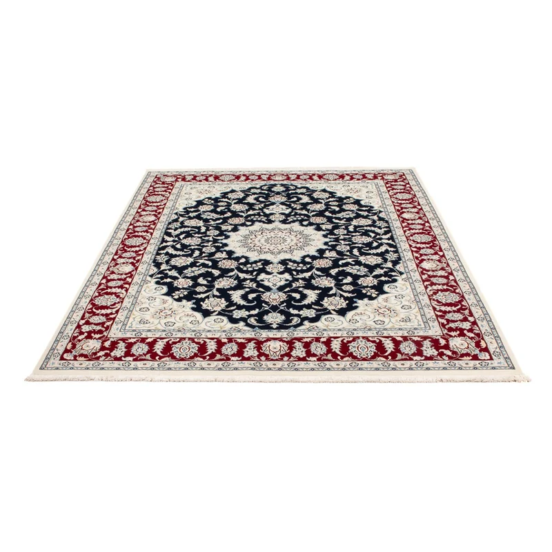 Nain - 6La Teppich 150x204cm - Perserteppich - dunkelblau