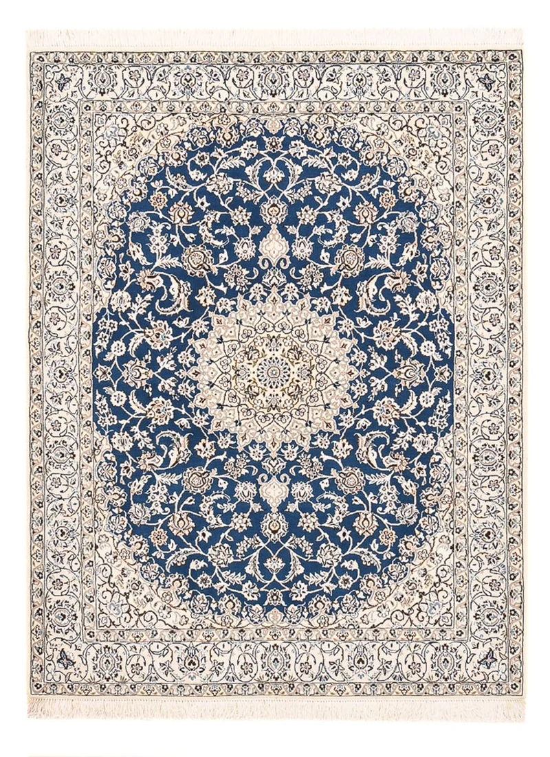 Nain - 9La Teppich 149x199cm - Perserteppich - blau