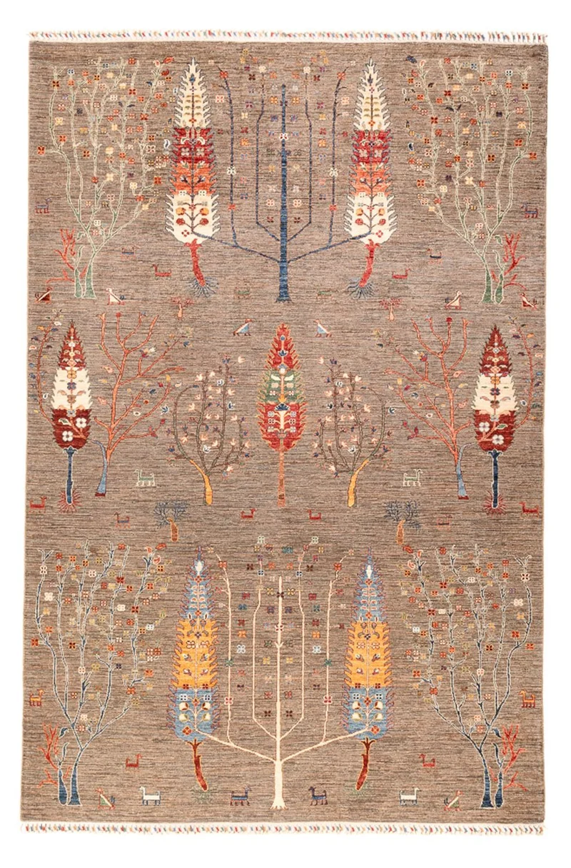 Ariana Teppich 200x298cm - Orientteppich - dunkelbeige