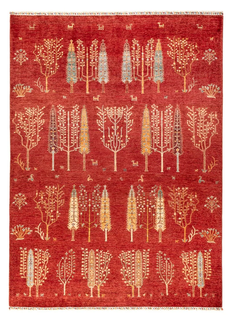 Ariana Teppich 207x289cm - Orientteppich - rot