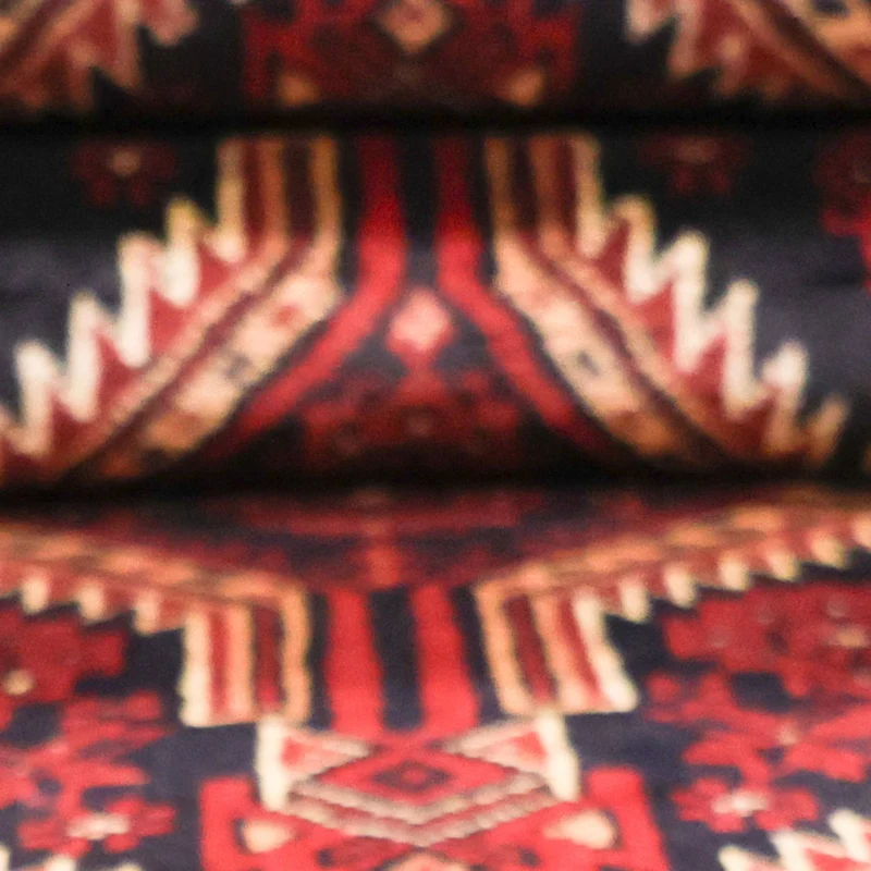 Belutsch Teppich 100x199cm - Orientteppich - dunkelrot