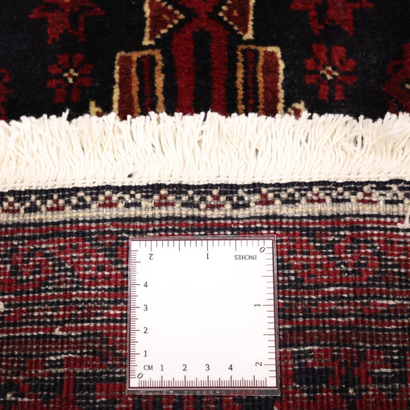 Belutsch Teppich 100x199cm - Orientteppich - dunkelrot