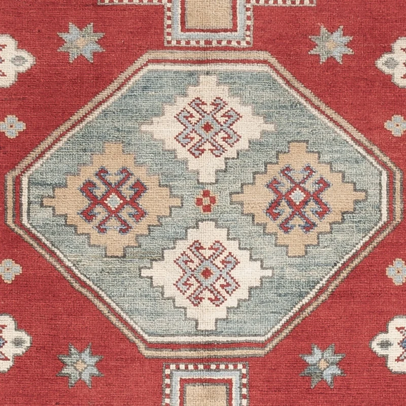 Kazak Teppich 147x200cm - Orientteppich - rot