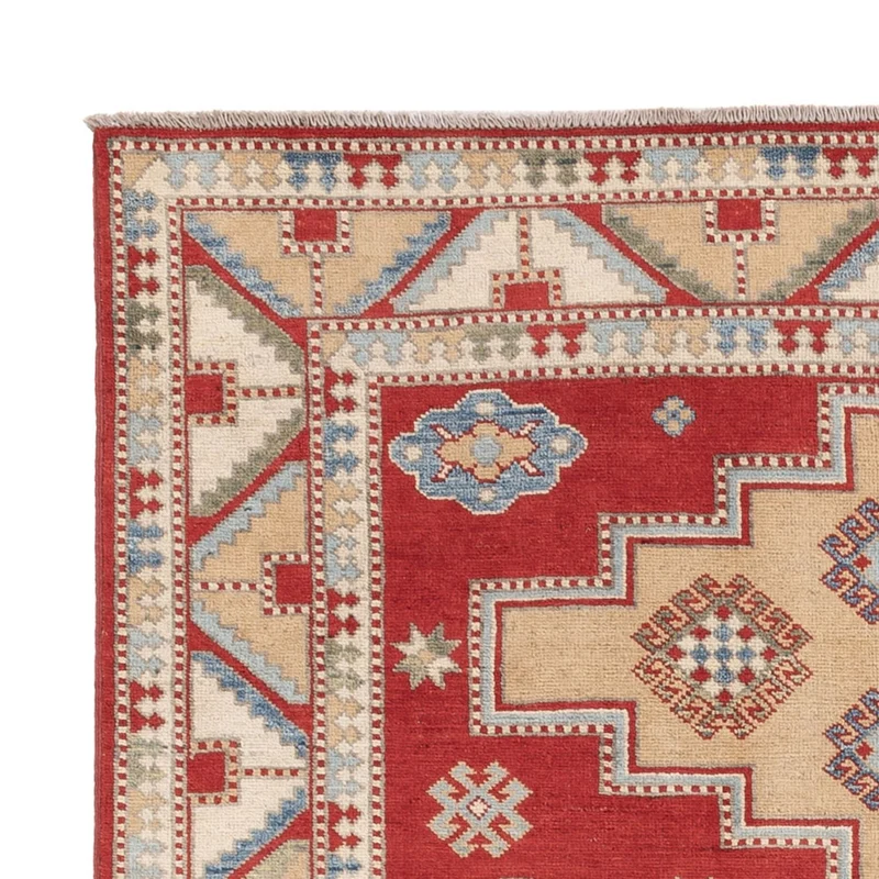 Kazak Teppich 147x200cm - Orientteppich - rot
