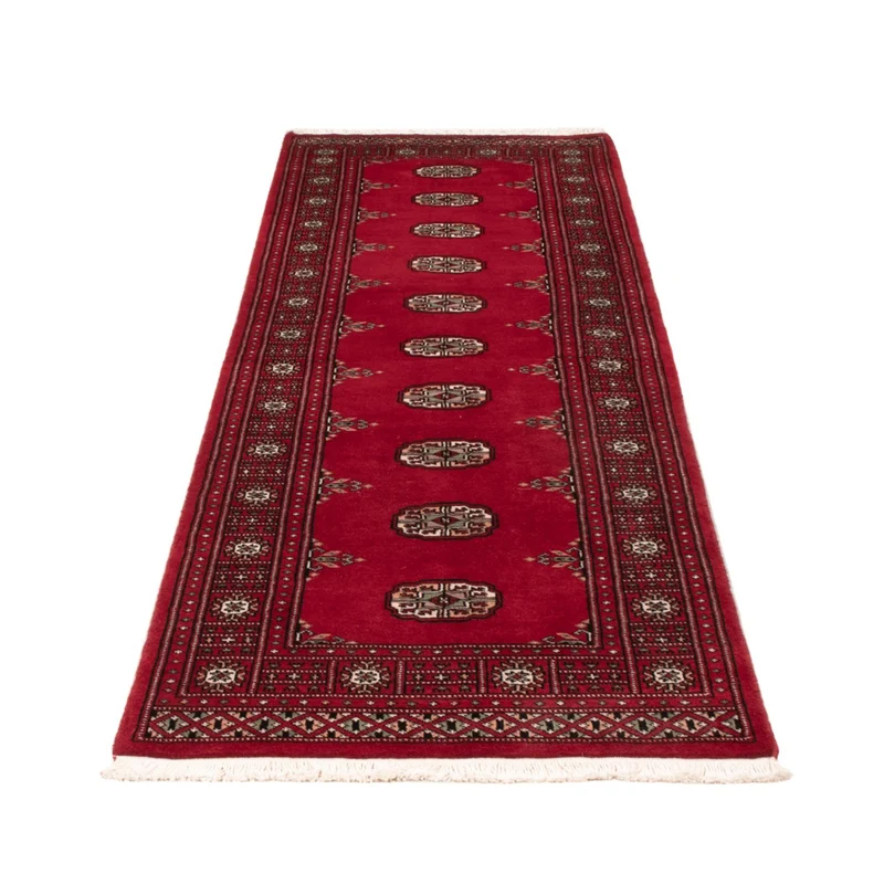 Pakistan Teppich 76x242cm - Orientteppich - rot