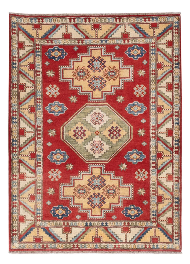 Kazak Teppich 124x172cm - Orientteppich - rot