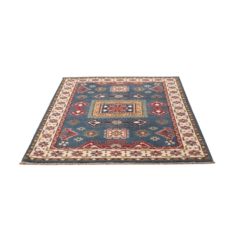 Kazak Teppich 122x180cm - Orientteppich - blau