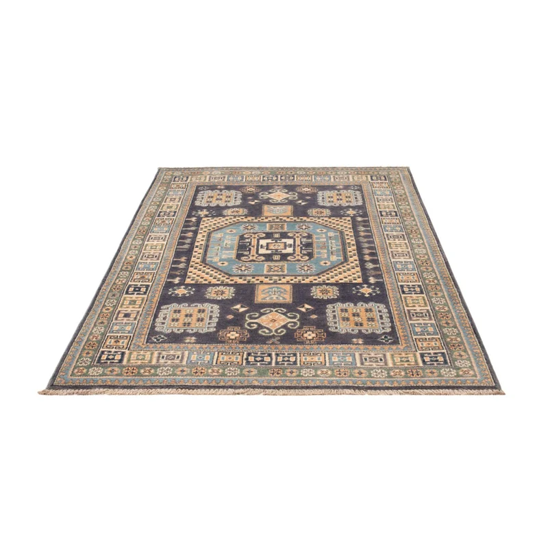 Kazak Teppich 117x180cm - Orientteppich - dunkelblau